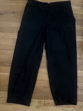 Unbranded Size Medium (M) Men's Black Dress Pants Classic Fit Tailored Trousers